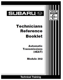2001 SUBARU Automatic Transmissions 4EAT
