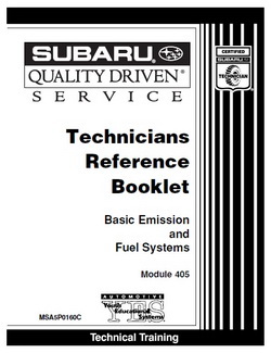 2001 SUBARU Basic Emission and Fuel Systems