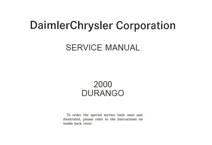 2000 DODGE Durango DN