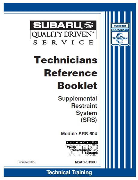 2005 SUBARU SRS