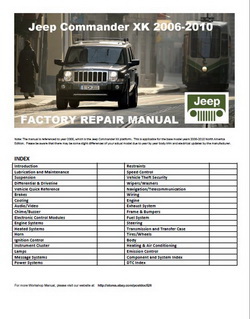 2006 JEEP Commander XK