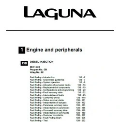 2002-2008 RENAULT Laguna MR341 MR397 NT8254