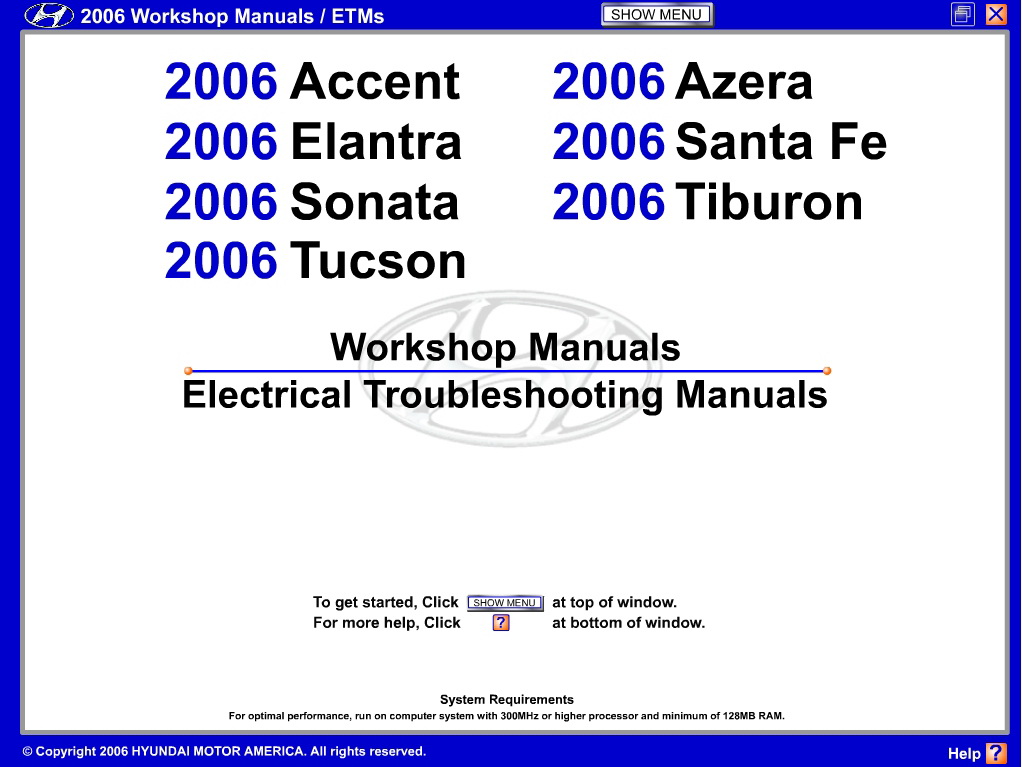 2006 HYUNDAI Azera